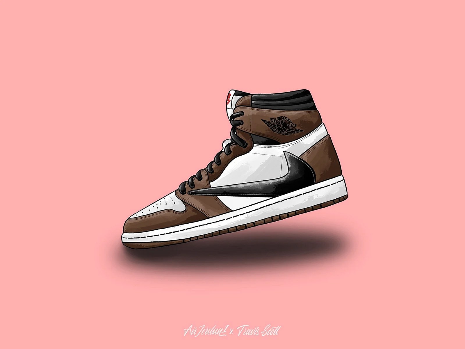 Download Travis Scott Jordan 1 Wallpaper WallpapersHigh