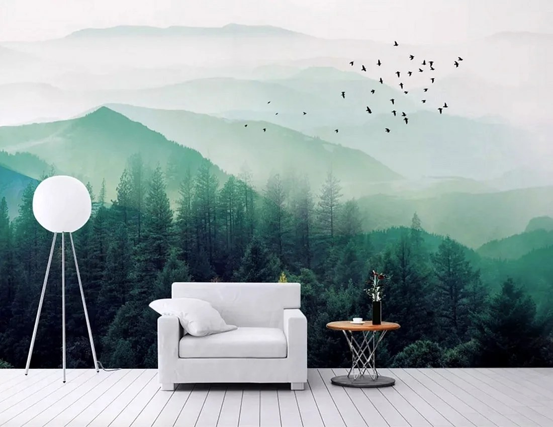 Forest Wall Mural Wallpapers Free Forest Wall Mural Backgrounds