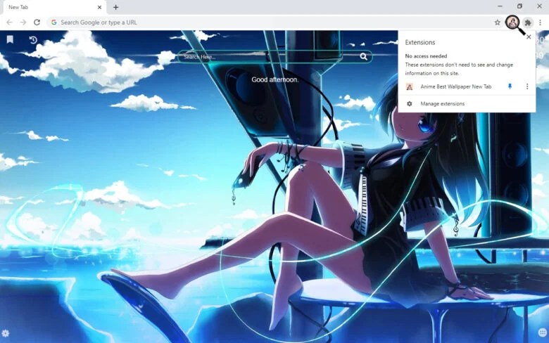 Anime HD Background Theme New Tab WallpaperTab