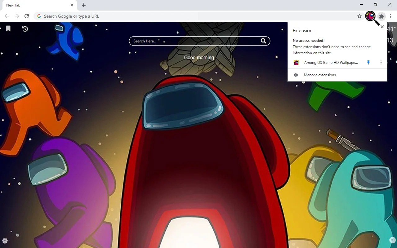 Among US Game HD Wallpapers New Tab WallpaperTab