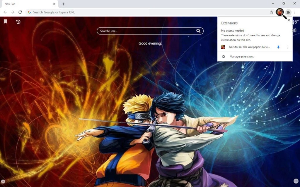 Naruto Kai HD Wallpapers New Tab WallpaperTab