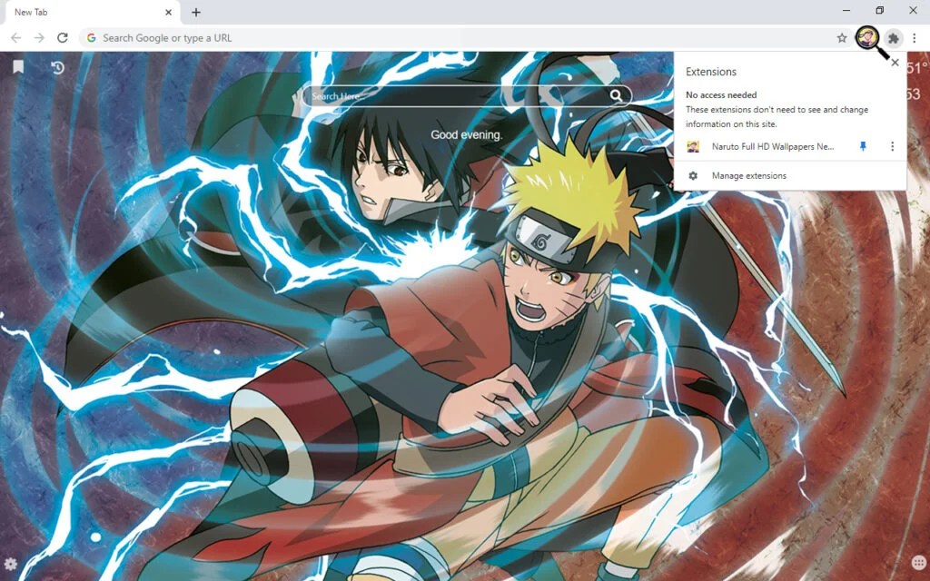 Naruto Full HD Wallpapers New Tab WallpaperTab