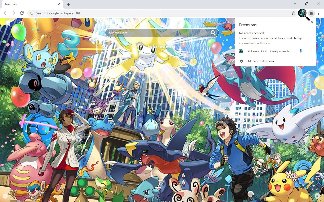 Pokemon GO HD Wallpapers New Tab WallpaperTab