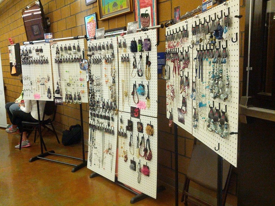 Pegboards for Jewelry Organization