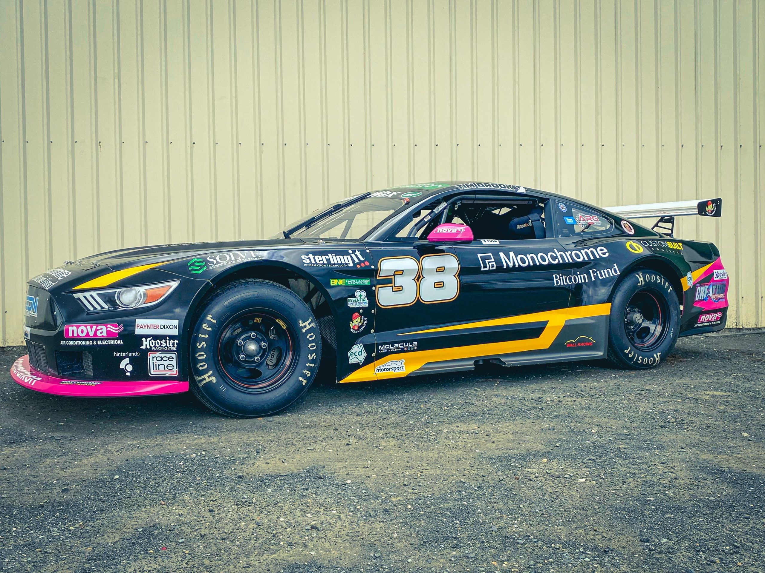Monochrome to Back Tim Brook’s 38 Trans Am for Round 2 Wall Racing