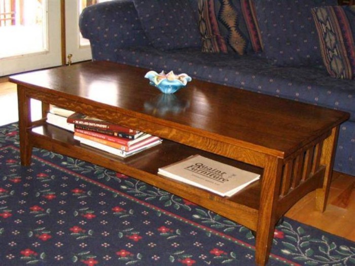 Custom Mission Coffee Table