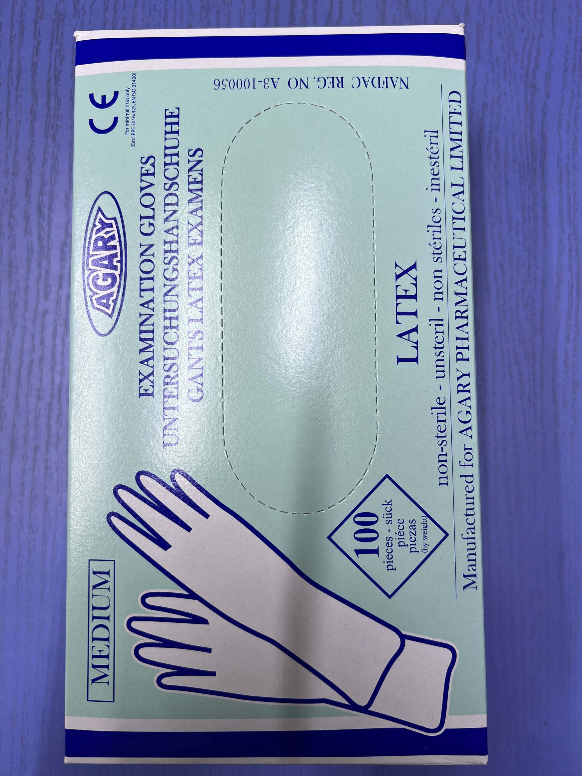 AGARY EXAMINATION GLOVES wallspharm