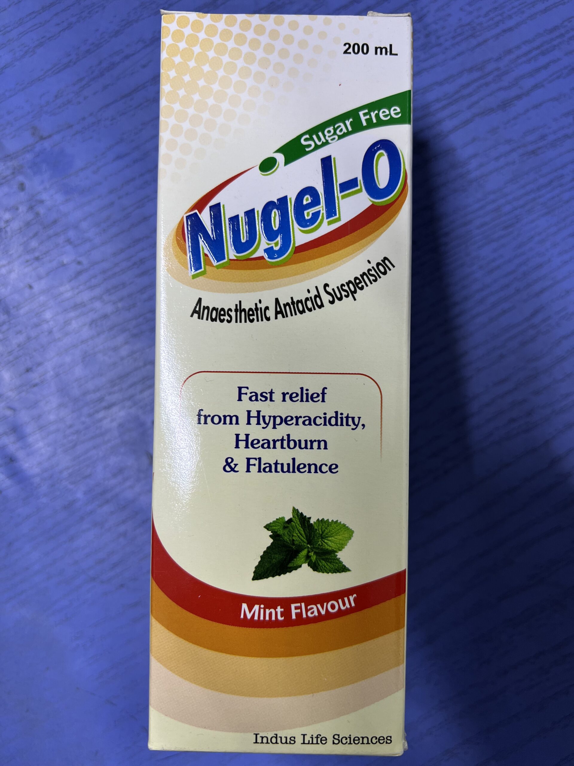 NUGELO ANAESTHETIC ANTACID SUSPENSION 200ml