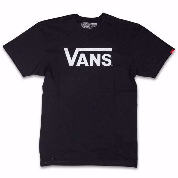 Wall Street. Vans Classic TShirt Vans Black/White