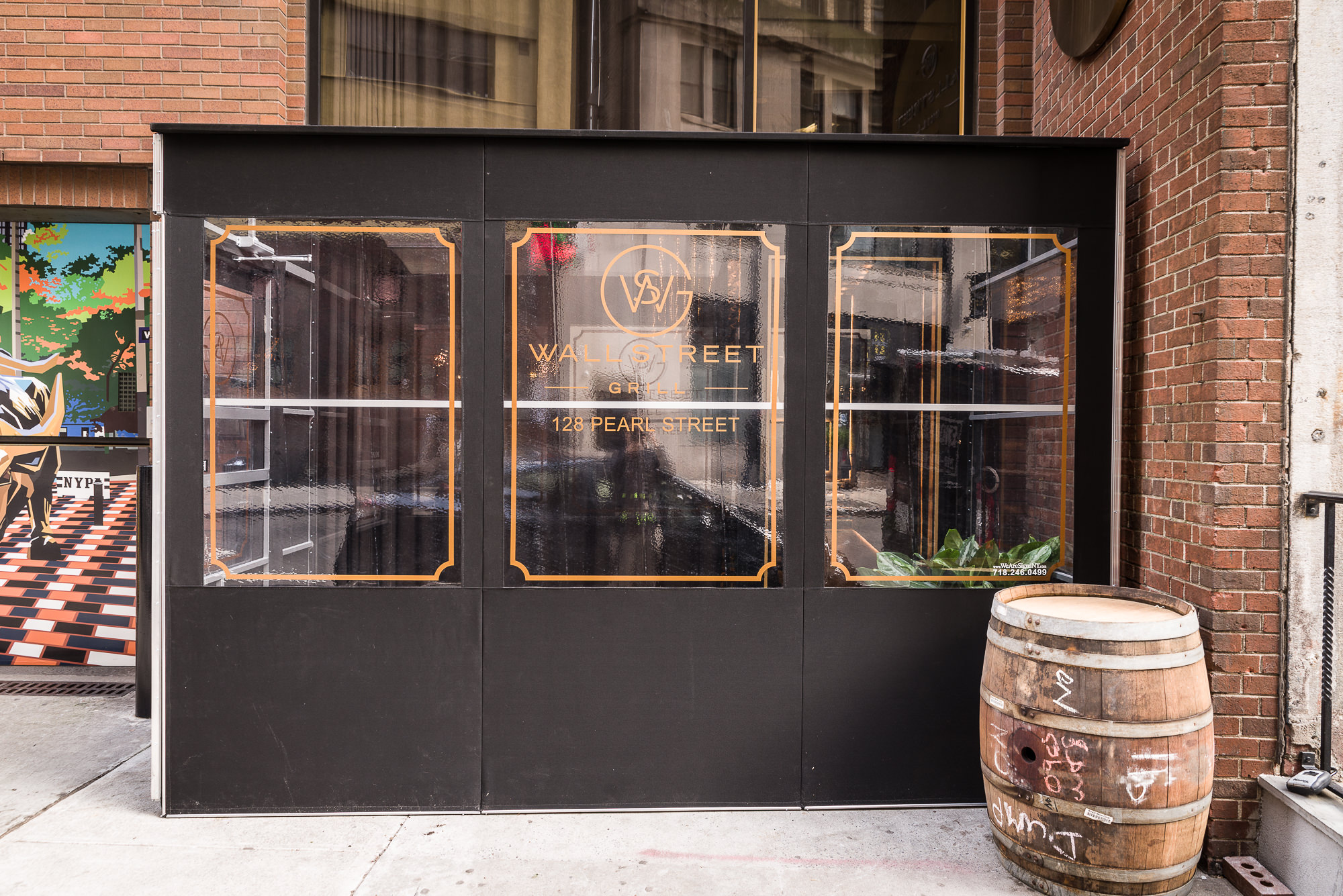 The Menu Wall Street Grill