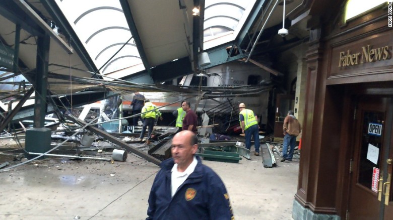 New Jersey Transit Train Crash Leaves More Than 100 Injured Wall