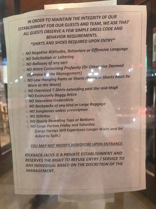 New Rules Create Controversy At Kickback Jacks In Danville, Virginia