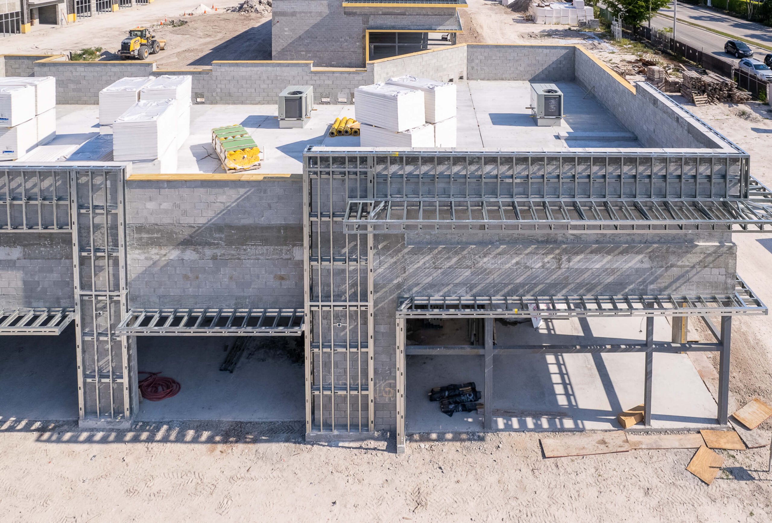 Commercial Wall System Construction