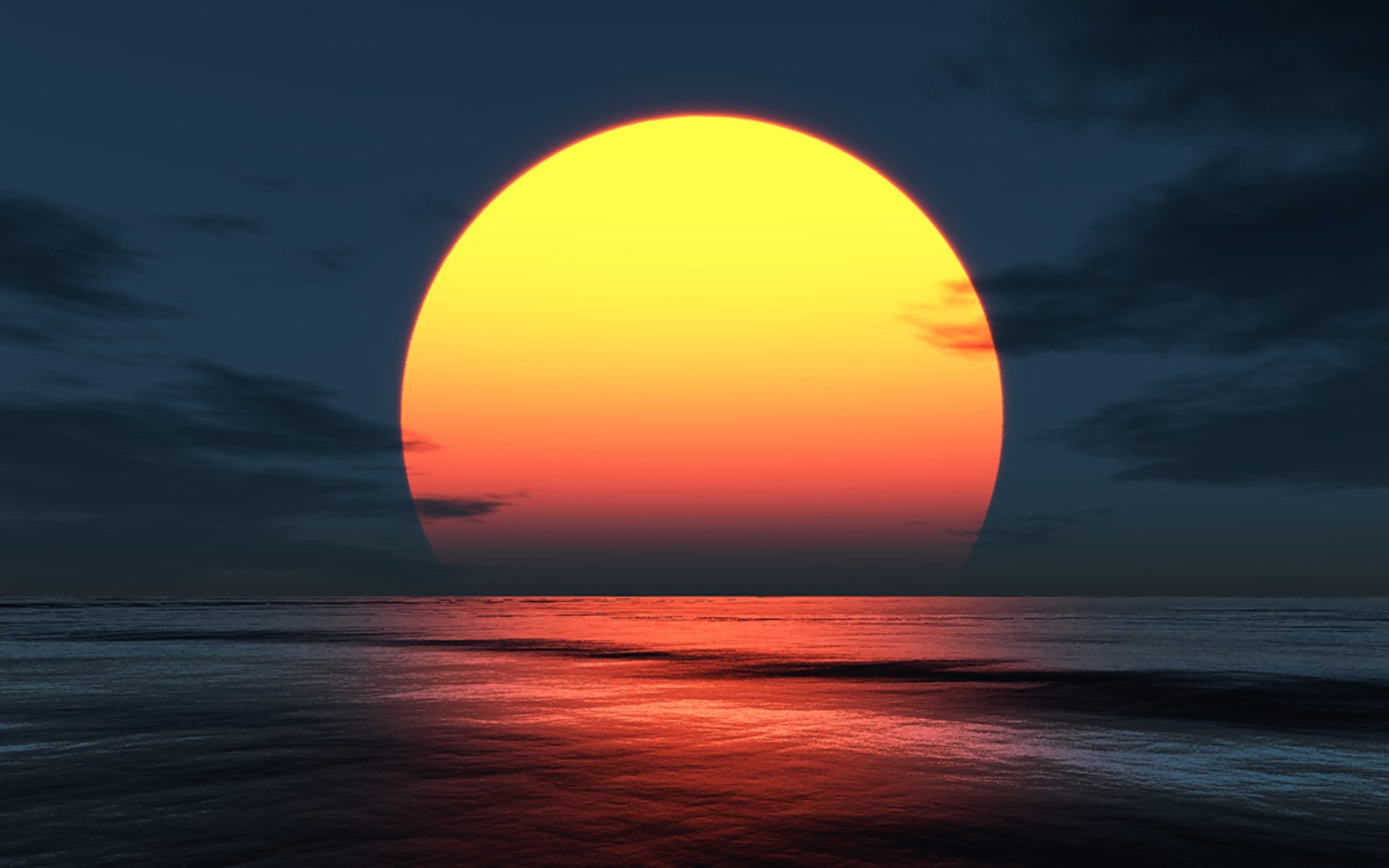 Water Reflection Sunset Phosphorescence Wallpapers HD / Desktop and