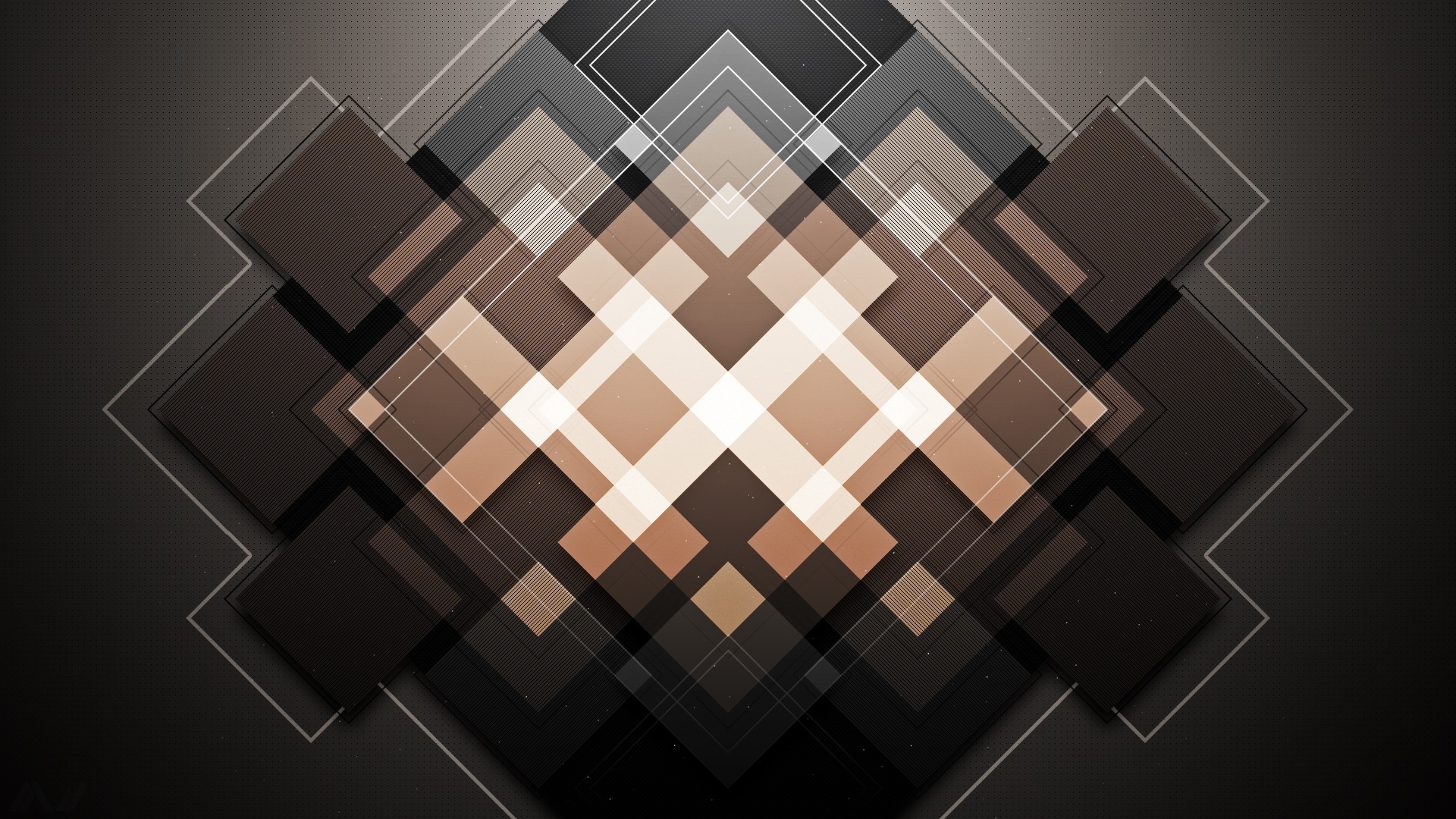abstract, Geometry, Pattern, Brown Wallpapers HD / Desktop and Mobile