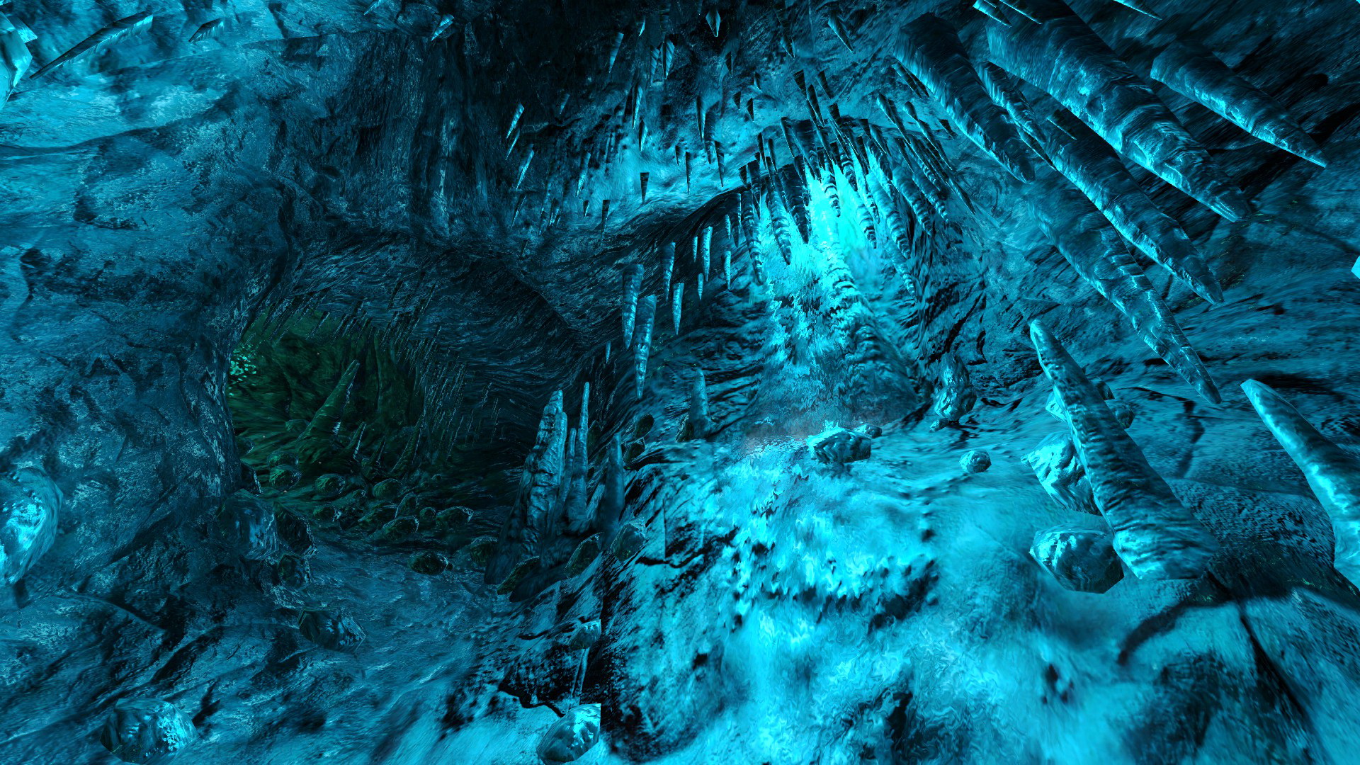 3D Blue Cave Wallpapers HD / Desktop and Mobile Backgrounds