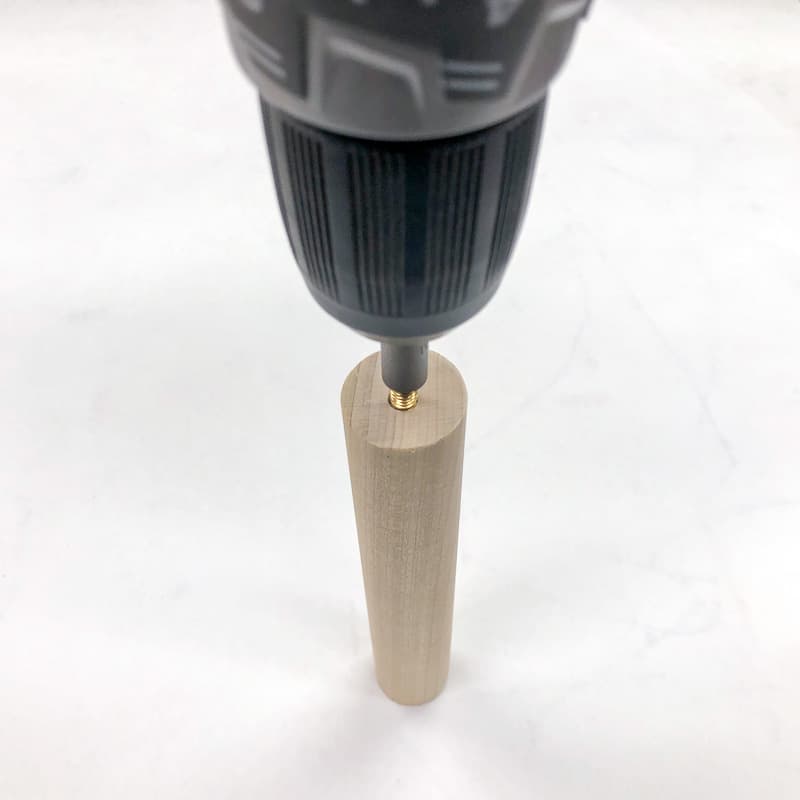 How To Install Hanger Bolts In Table Legs