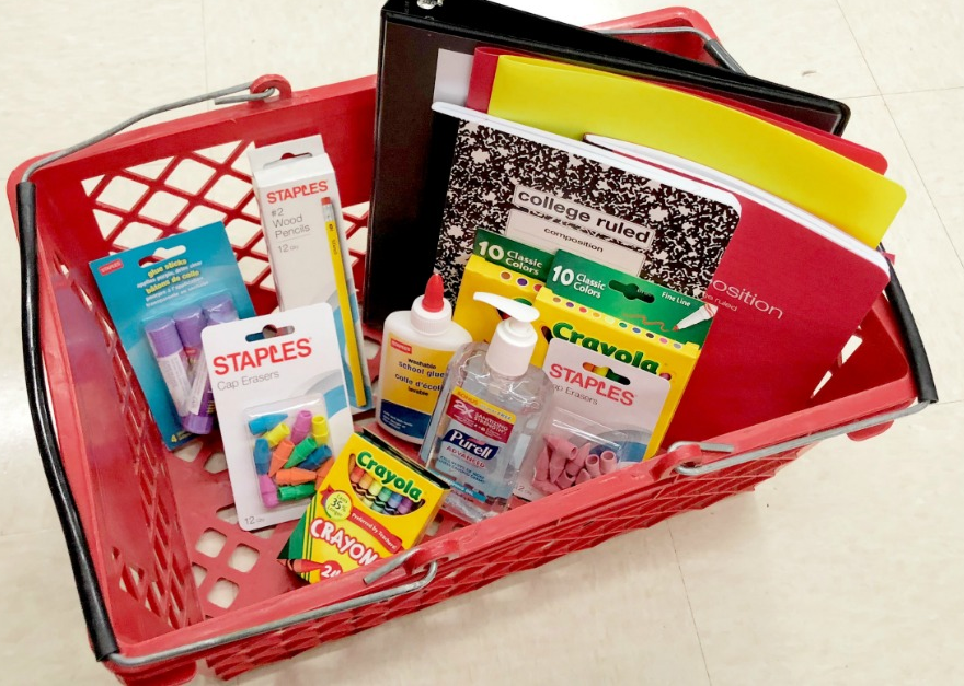 Buying school supplies is a great way to give your kids regular