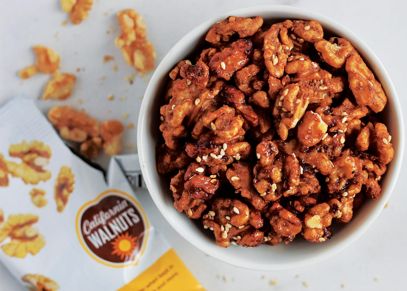 Soy Glazed Walnuts California Walnuts