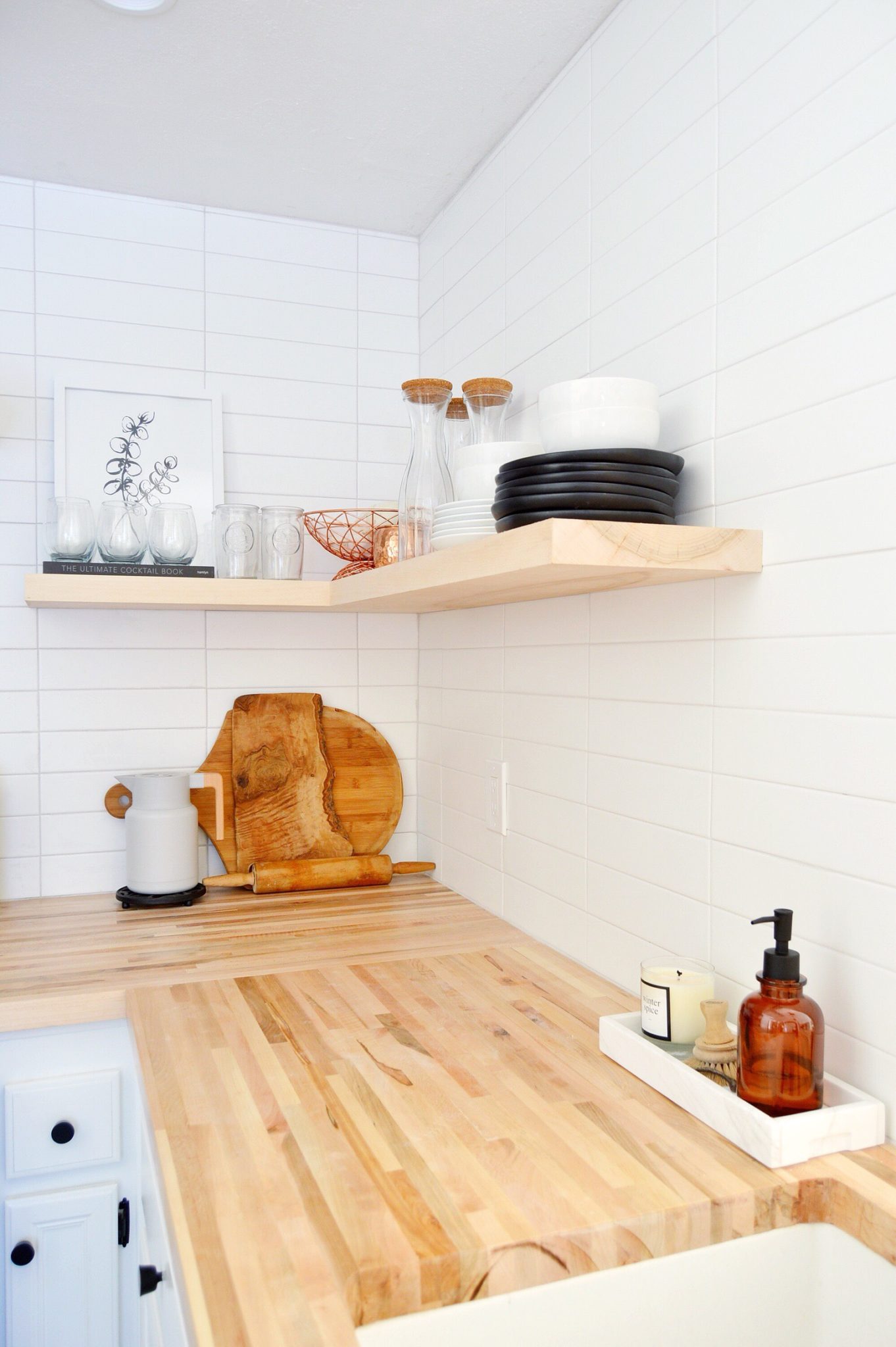 12″ Heavy Duty Floating Shelf Bracket Walnut Wood Works