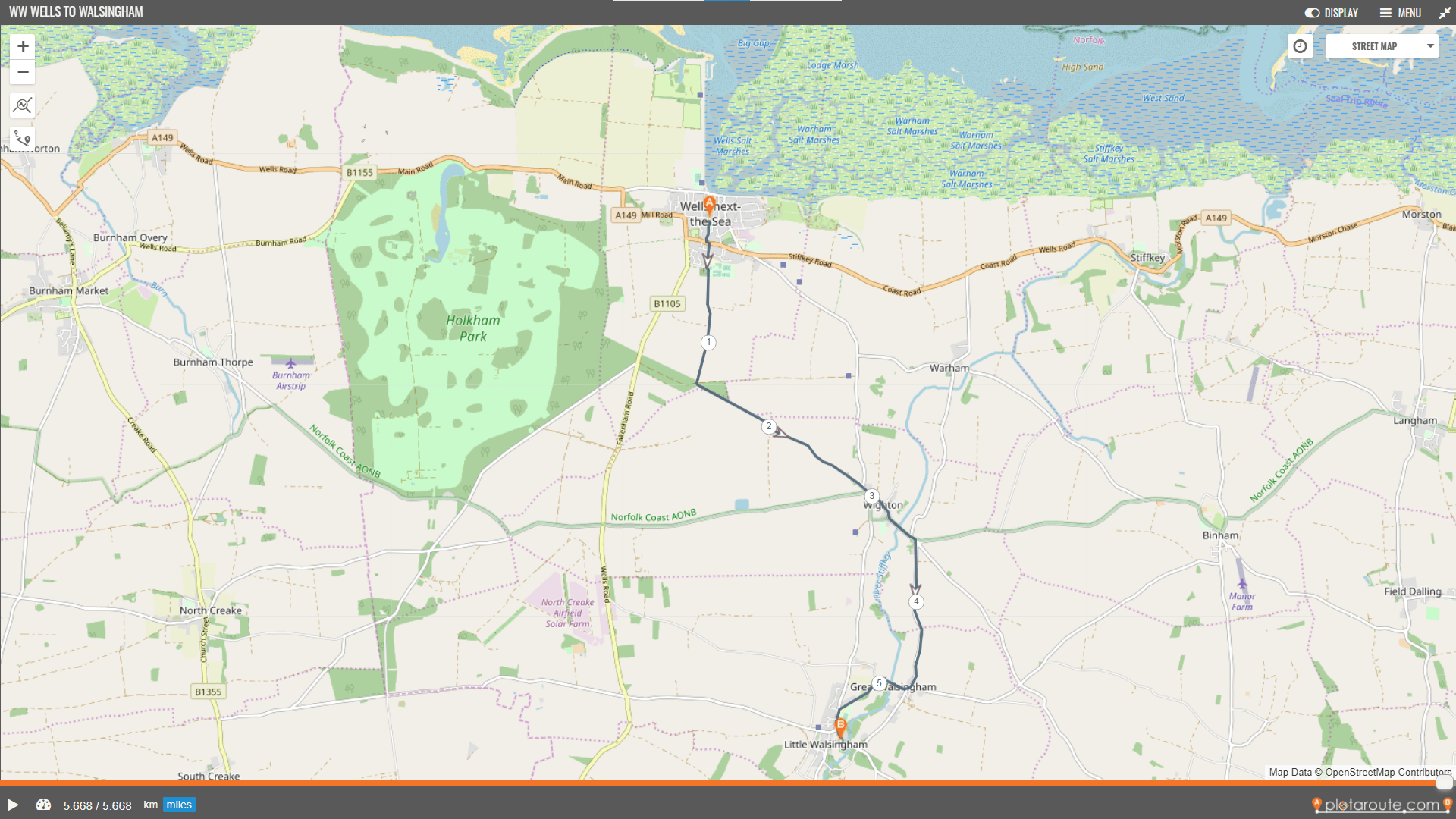 Connecting to the Norfolk Trails Network The Walsingham Way