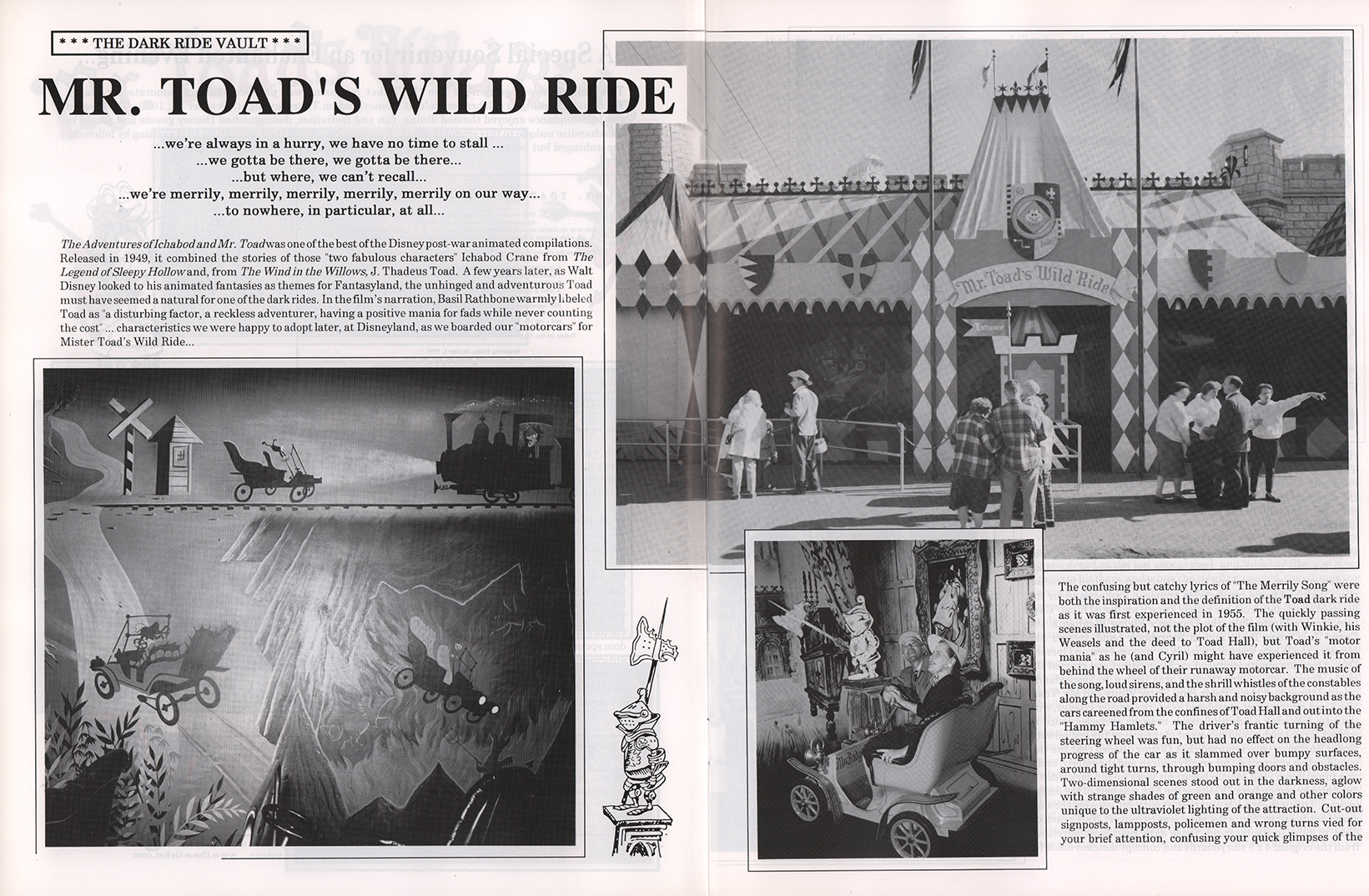 From 1955 to 2015 Disneyland's Mr. Toad's Wild Ride The Walt Disney