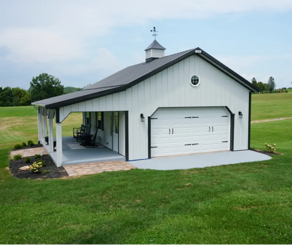 Pole Barn Garage 24' x 30' Walters Buildings