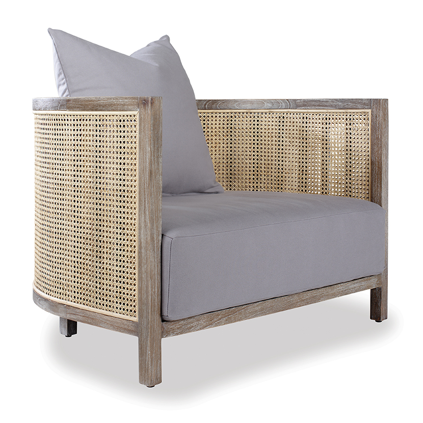Box Living, Coastal Lounge Chair Walters Wicker