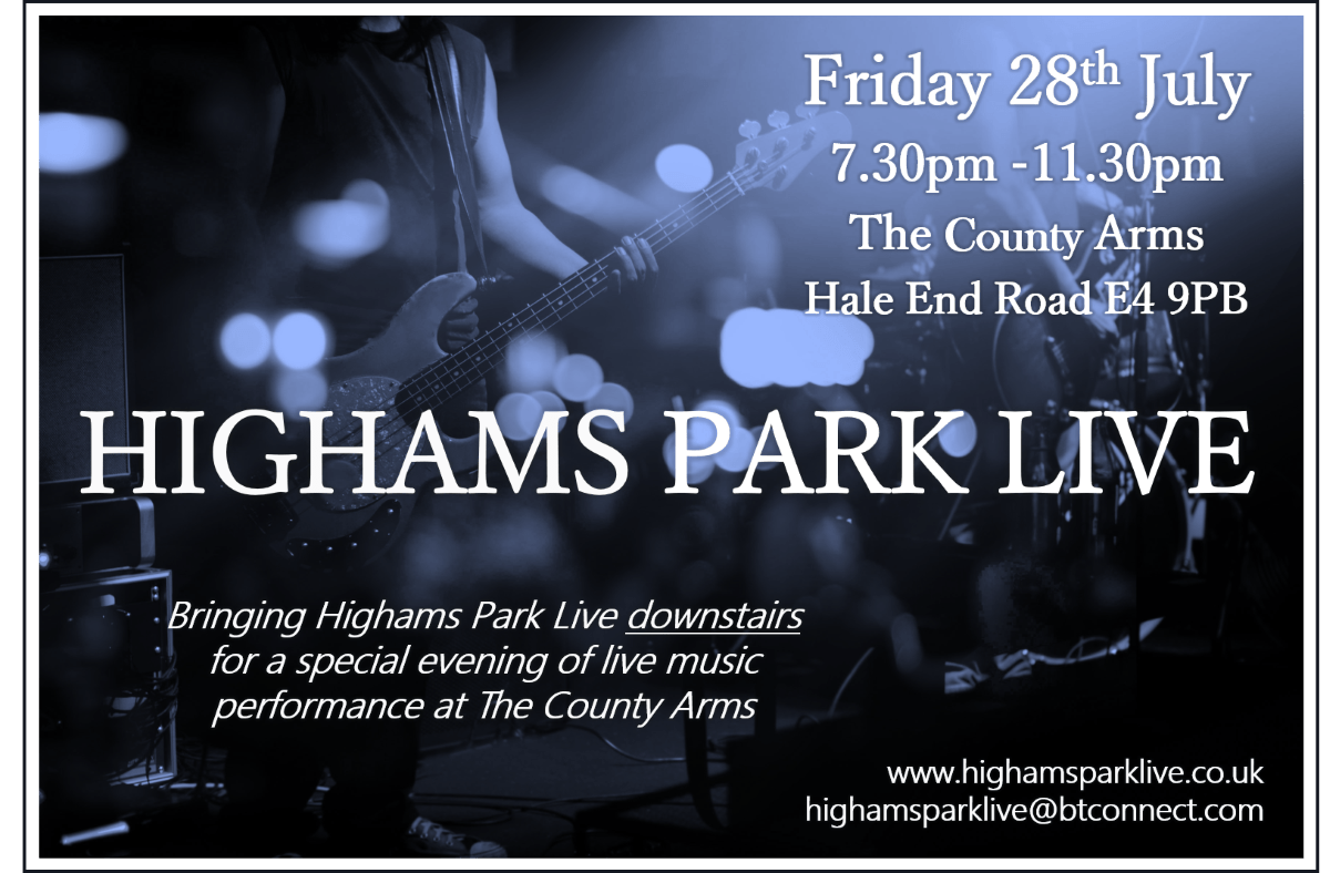Highams Park Live Events in and around Waltham Forest