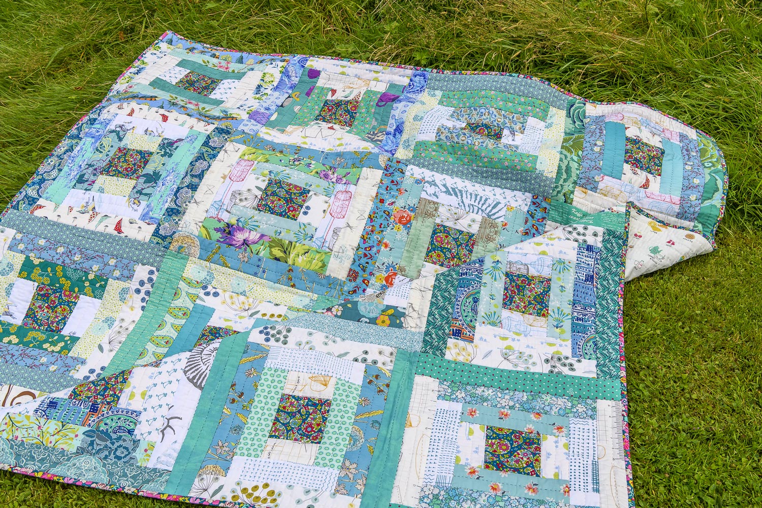 Carolyn Forster Blue Green Quilt Shortlist Walton Creative