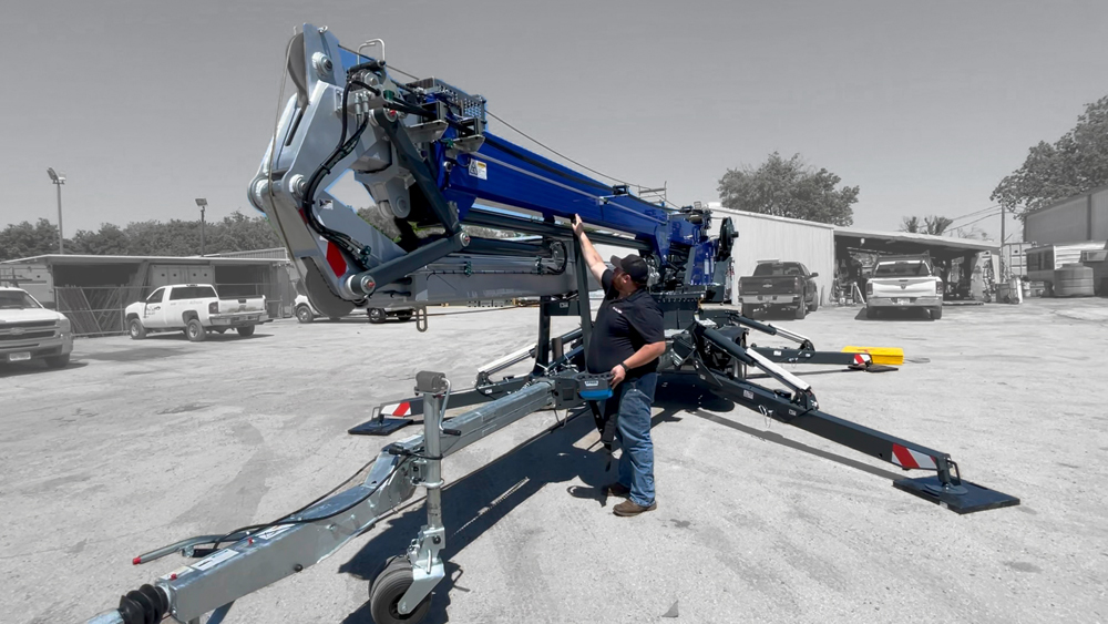 StateoftheArt Cranes Elevate Walton Roofing Walton Roofing