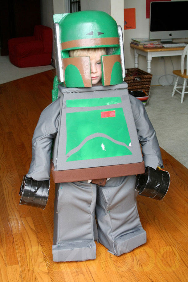 Cute LEGO Boba Fett Cosplay