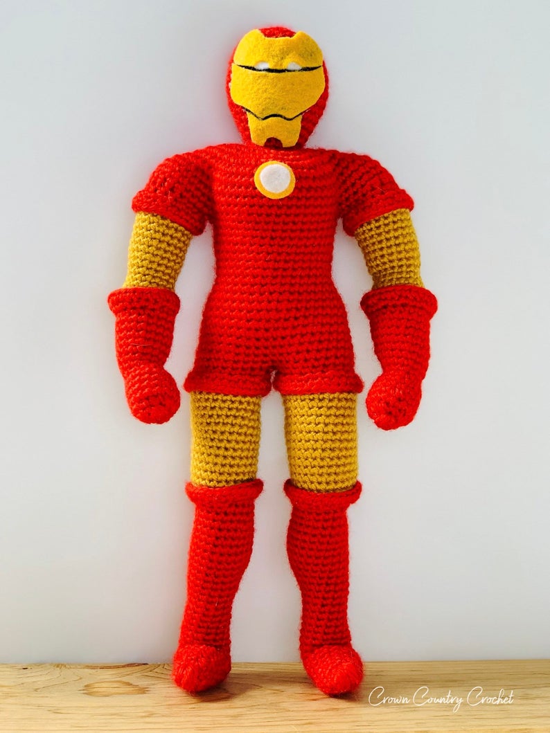 Iron Man Crochet Doll Pattern 2 Walyou