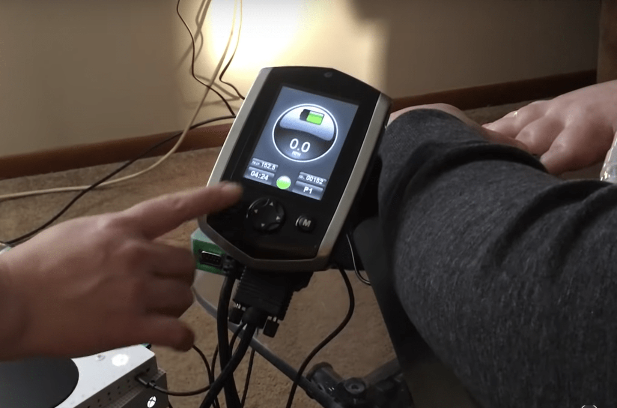 Freedom Wing Adapter Turns Joystick on a Power Wheelchair