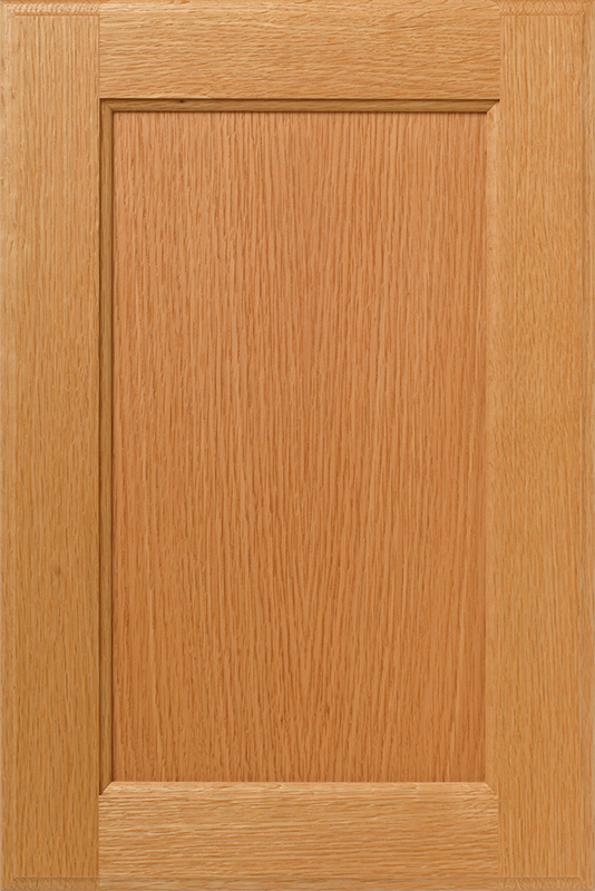 Rift Sawn (Straight Grain) Red Oak Veneer Doors WalzCraft