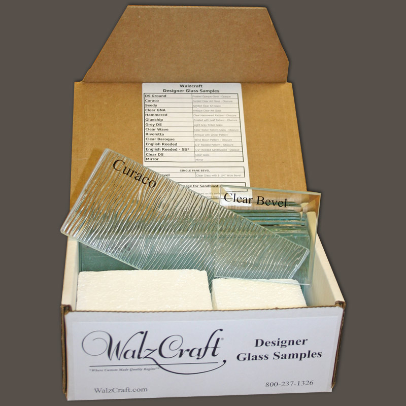 Designer Glass Sample Box WalzCraft