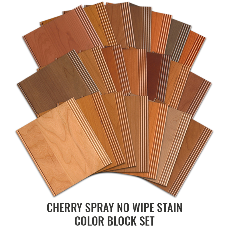 Cherry Spray No Wipe Stains Color Block Set WalzCraft