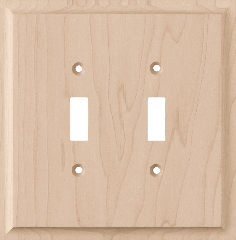 Solid Wood Light Switch Cover WalzCraft