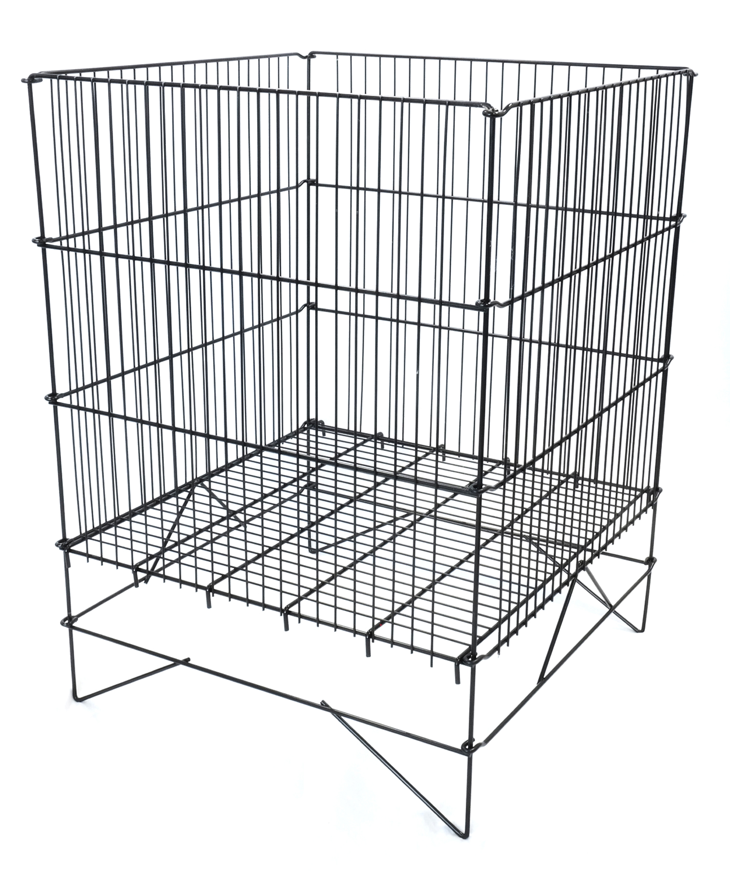 Black Wire Dump Bin Each Rootze by Wamaco