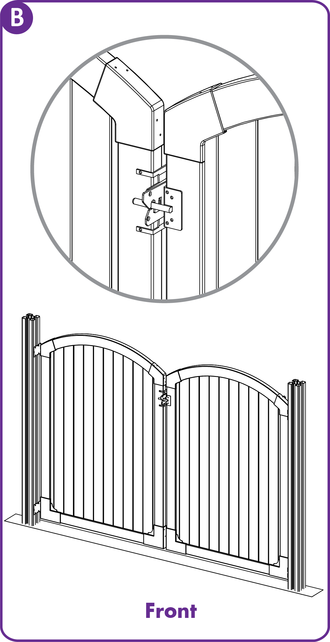 Using Existing Gate Latches for Double Gates WamBam Fence Knowledge Base