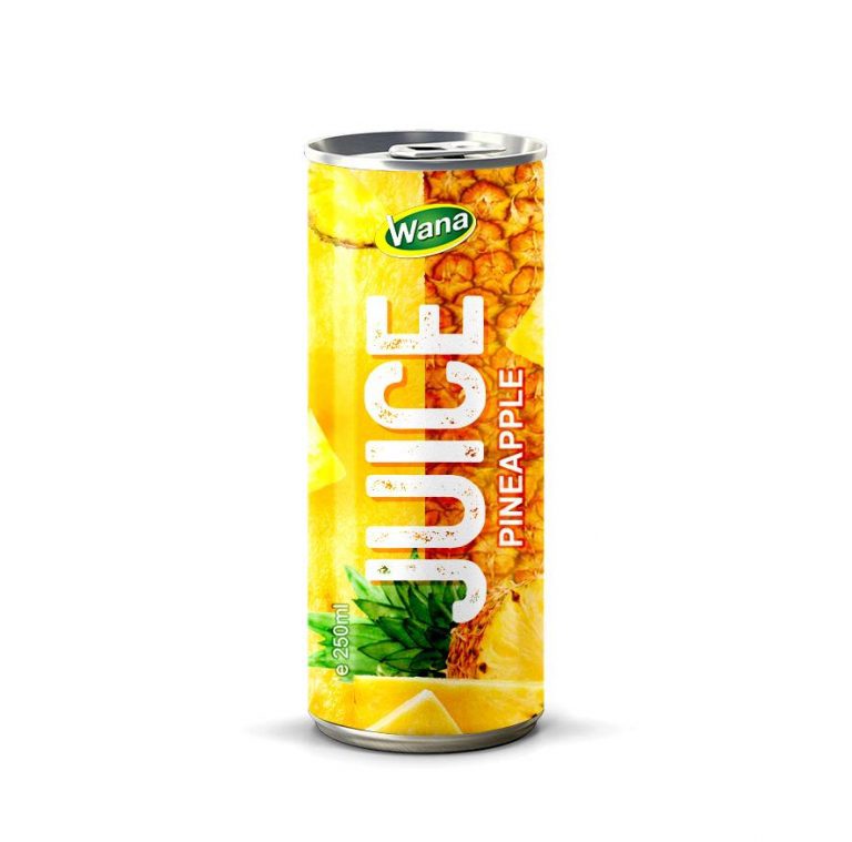 100 Natural Apple Juice Healthy Drink in 250ml canned Wana Beverage