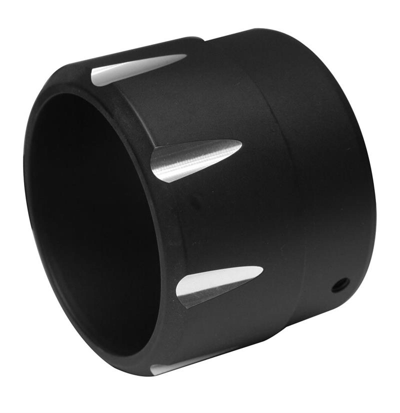 3.5" Fluted Billet Cap Contrast Bassani Xhaust WanaRyd Motorcycle