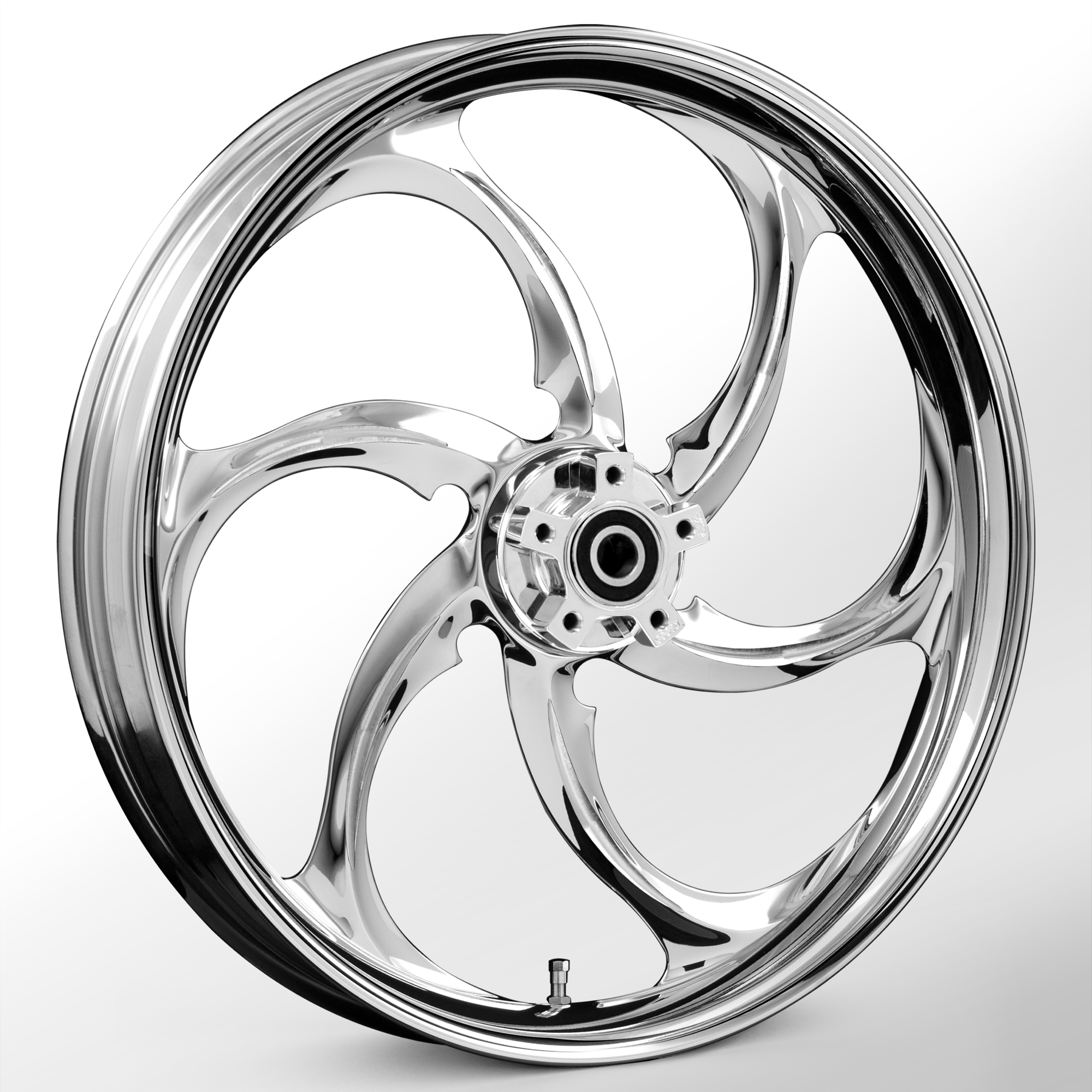 Reactor Chrome 21 X 3.5" Wheel Set, Rotors 200022 Harley Touring