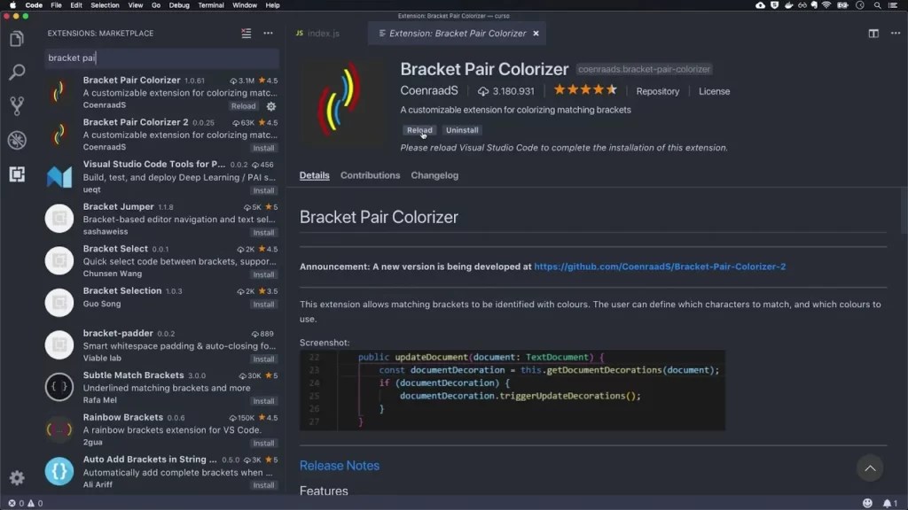 How to use extensions to be more proactive on VSCode
