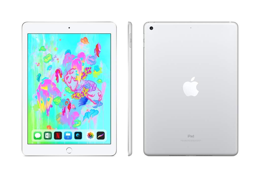 AMAZON  Apple iPad (Wi-Fi, 128GB) – Silver (Latest Model) $379