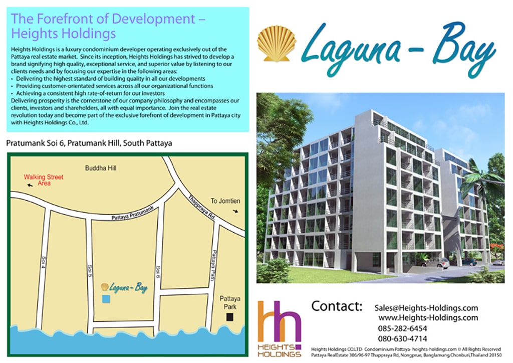 Mario Kleff designed Heights Holdings Laguna Bay in Pattaya