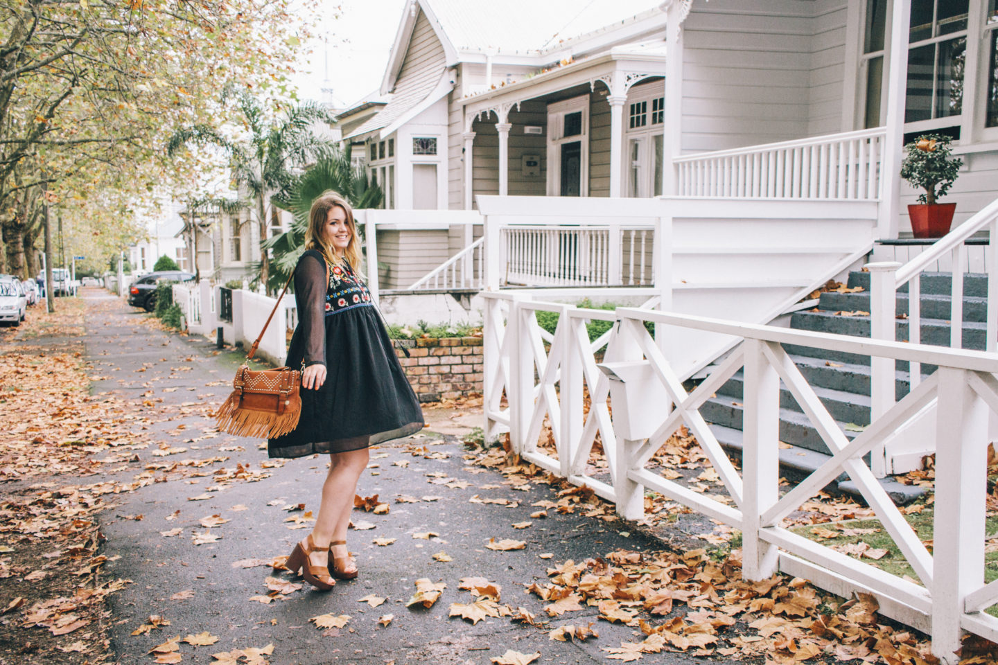 Embroidered Dress in Auckland wander abode