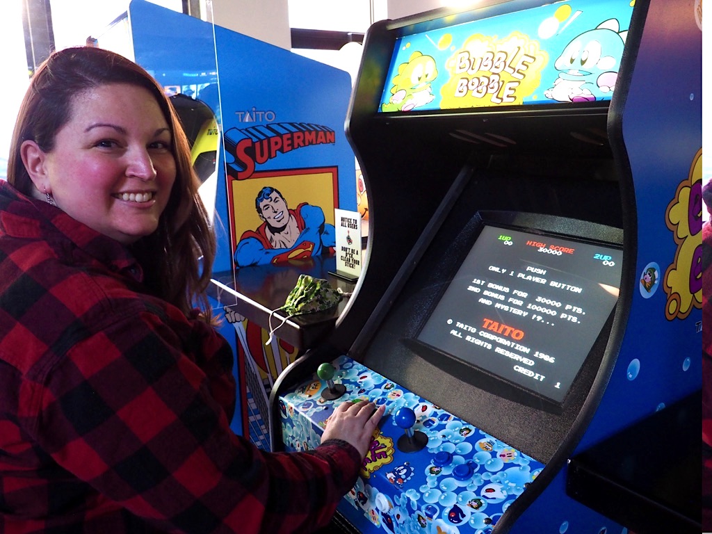 Dani at Three Lives Arcade Bar in Syracuse