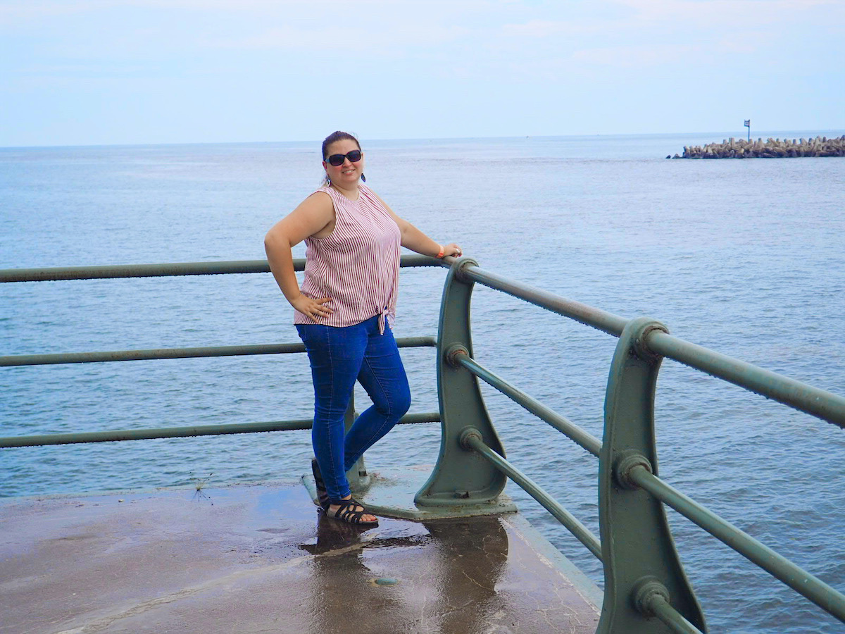 Dani at Oswego Lighthouse