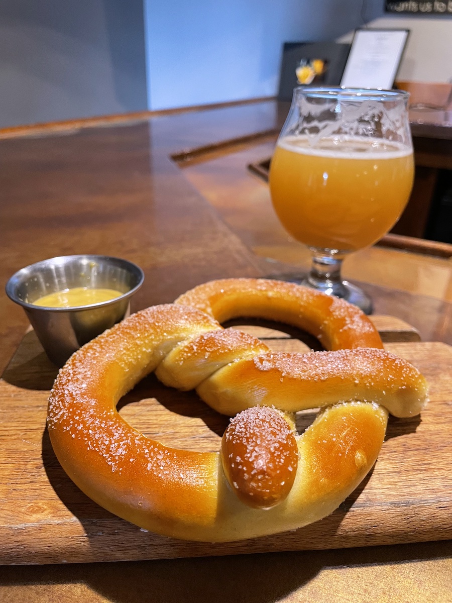 Pretzel at RailHead Brewing